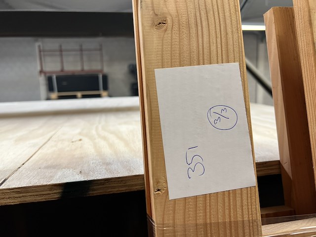 Douglas dubbel deurkozijn, melkglas hillhout - afbeelding 5 van  5