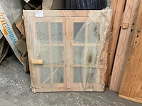 Douglas dubbel raam met glas 1120x1220 mm - afbeelding 1 van  4