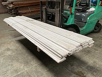 Douglas dubbel rhombusprofiel wit 300x14,5x2,1 cm (23x) - afbeelding 1 van  14