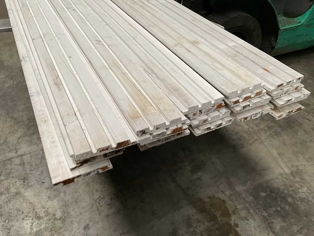 Douglas dubbel rhombusprofiel wit 300x14,5x2,1 cm (23x) - afbeelding 7 van  14