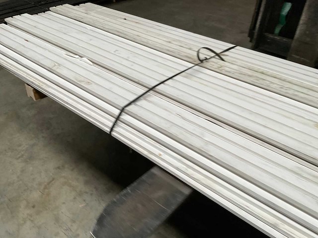 Douglas dubbel rhombusprofiel wit 300x14,5x2,1 cm (23x) - afbeelding 10 van  14