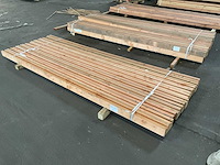 Douglas eindpaal 95x95x3000 mm (11x) - afbeelding 1 van  3