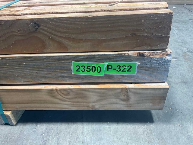 Douglas eindpaal met sponning 300x9,5x9,5 cm (30x) - afbeelding 5 van  5