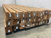 Douglas eindpaal met sponning 300x9,5x9,5 cm (30x) - afbeelding 2 van  3