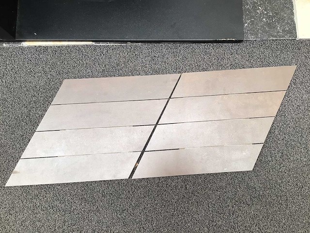 Douglas en jones metal corten mat vloertegel 29x34 cm 16,57 m² - afbeelding 5 van  6