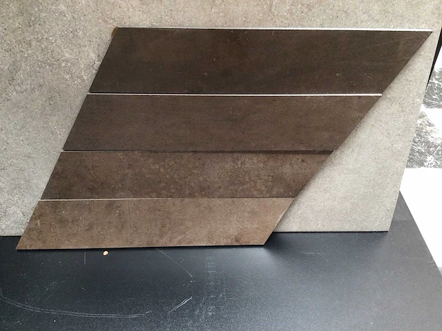 Douglas en jones metal corten mat vloertegel 29x34 cm 16,57 m² - afbeelding 4 van  6