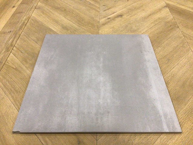 Douglas en jones metal zinc mat vloertegel 60x60 cm 5,4 m² - afbeelding 2 van  6