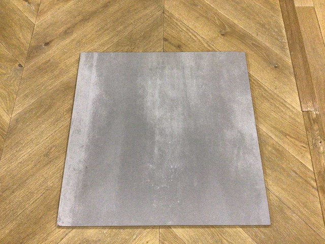 Douglas en jones metal zinc mat vloertegel 60x60 cm 5,4 m² - afbeelding 5 van  6