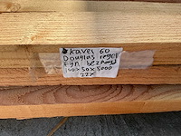 Douglas fijn bezaagd 100x50x5000 mm (22x) - afbeelding 6 van  6