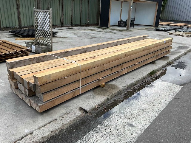 Douglas fijn bezaagd 120x120x5000 mm (26x) - afbeelding 3 van  7