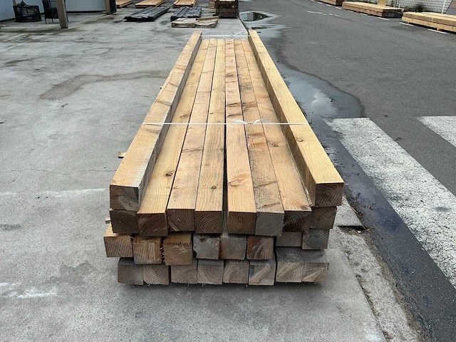 Douglas fijn bezaagd 120x120x5000 mm (26x) - afbeelding 5 van  7