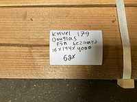 Douglas fijn bezaagd 16x144x4000 mm (68x) - afbeelding 4 van  4