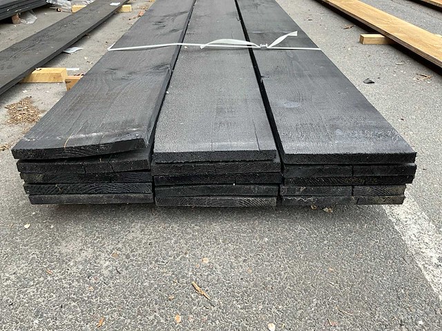 Douglas fijn gezaagd plank 4000x275x25 mm (15x) - afbeelding 2 van  4