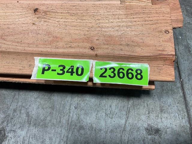 Douglas fijnbezaagd halfhouts rabat - 400x14,5x1,8 cm (10x) - afbeelding 7 van  8