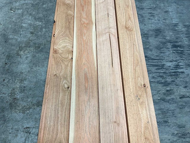 Douglas fijnbezaagd halfhouts rabat - 400x14,5x1,8 cm (10x) - afbeelding 2 van  6