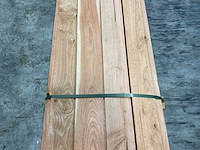 Douglas fijnbezaagd halfhouts rabat - 400x14,5x1,8 cm (10x) - afbeelding 2 van  5