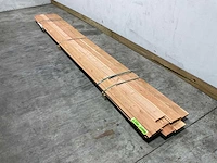 Douglas fijnbezaagd halfhouts rabat - 400x14,5x1,8 cm (10x)
