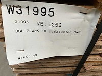 Douglas fijnbezaagde plank 1,5x14x180 cm (230x) - afbeelding 6 van  6