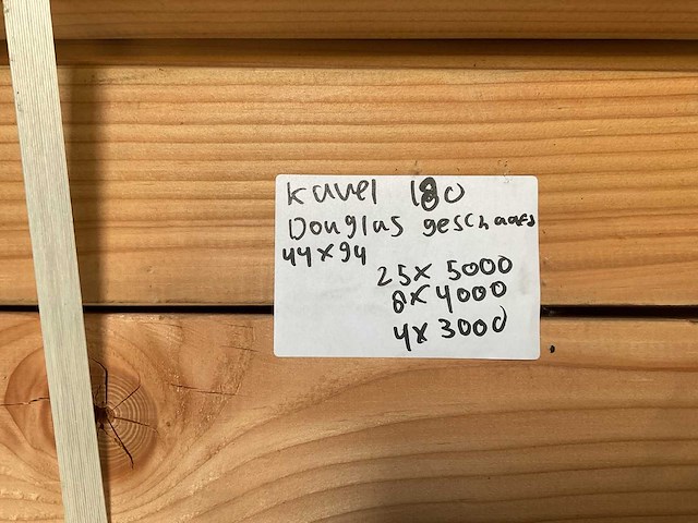 Douglas geschaafd 44x94x5000 mm (37x) - afbeelding 5 van  5
