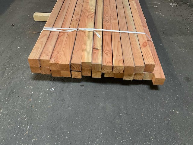 Douglas geschaafd 65x65x4000 mm (25x) - afbeelding 2 van  3