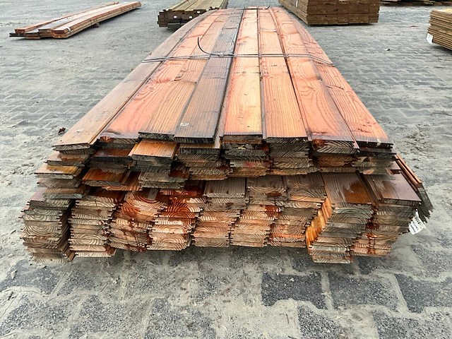 Douglas geschaafd dakbeschot 1.6x11.6x400 cm (145x) - afbeelding 6 van  6