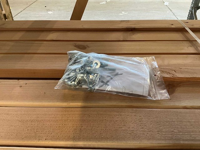 Douglas geschaafd picknick tafel 1700x1800 mm (2x) - afbeelding 4 van  8