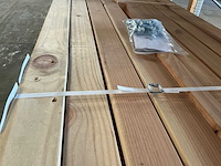 Douglas geschaafd picknick tafel 1700x1800 mm (2x) - afbeelding 6 van  8