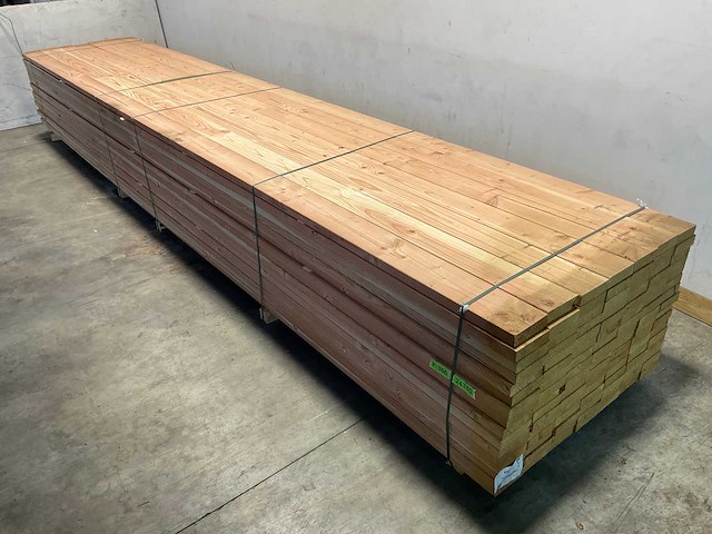 Douglas geschaafde gording 600x16x4,5 cm (28x) - afbeelding 1 van  9