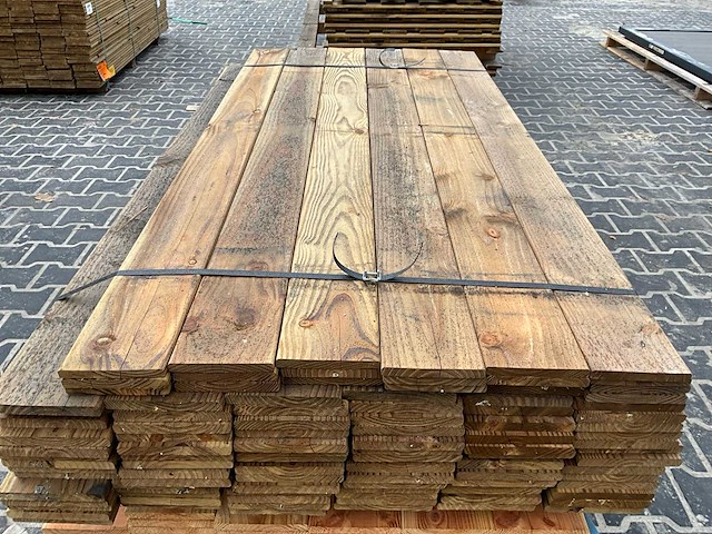 Douglas geschaafde plank 1.8x16x180 cm (82x) - afbeelding 3 van  5