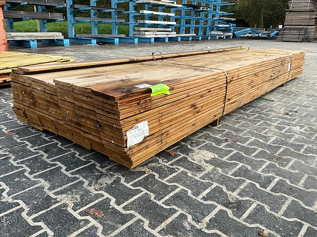 Douglas geschaafde plank 1,8x16x400 cm (100x) - afbeelding 2 van  7