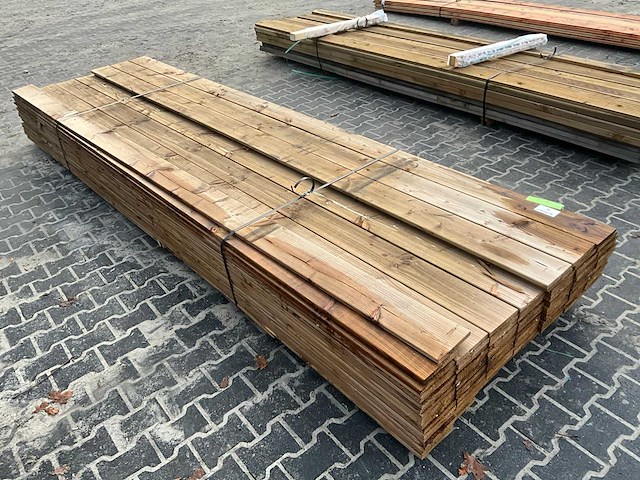 Douglas geschaafde plank 1,8x16x400 cm (100x) - afbeelding 3 van  7