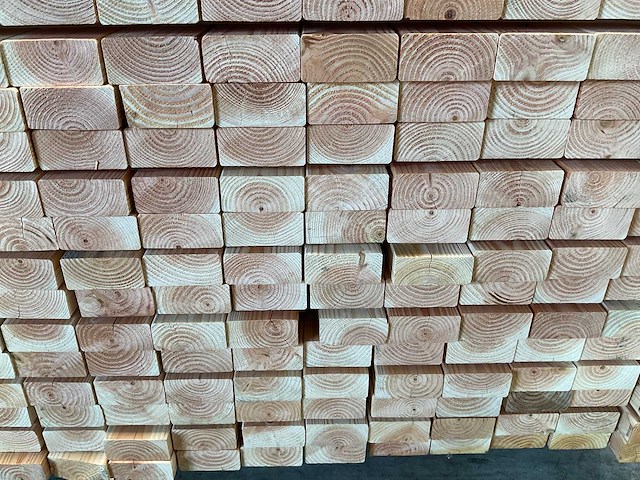 Douglas geschaafde regel 500x9,5x4,5 cm (48x) - afbeelding 3 van  9