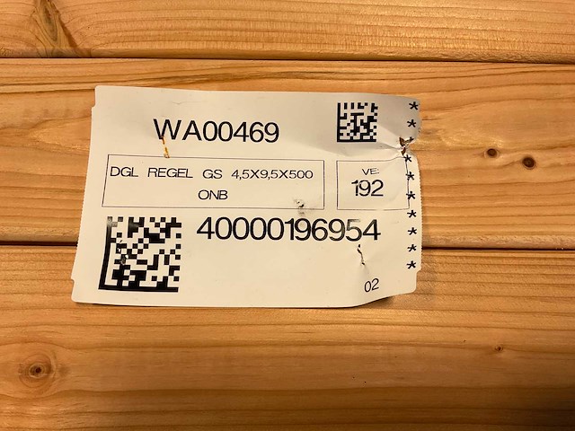 Douglas geschaafde regel 500x9,5x4,5 cm (48x) - afbeelding 4 van  9