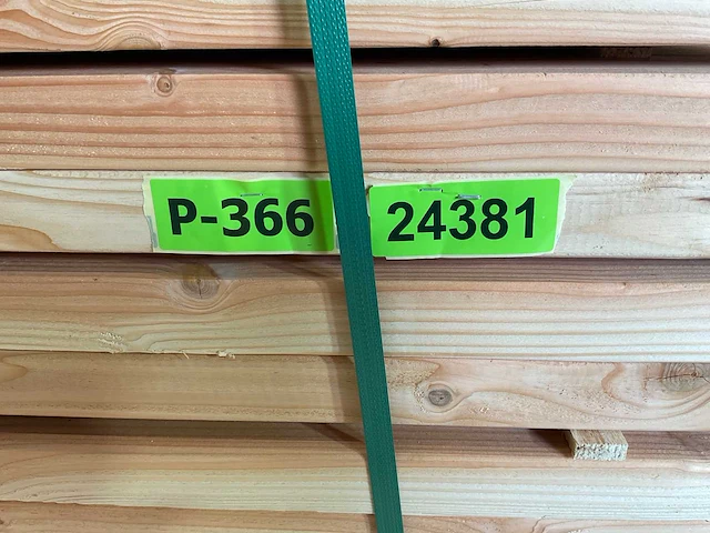 Douglas geschaafde regel 500x9,5x4,5 cm (48x) - afbeelding 1 van  8