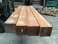 Douglas geschaafde tuinpaal 200x200 cm (4x) - afbeelding 6 van  9