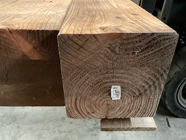 Douglas geschaafde tuinpaal 200x200 cm (4x) - afbeelding 9 van  9