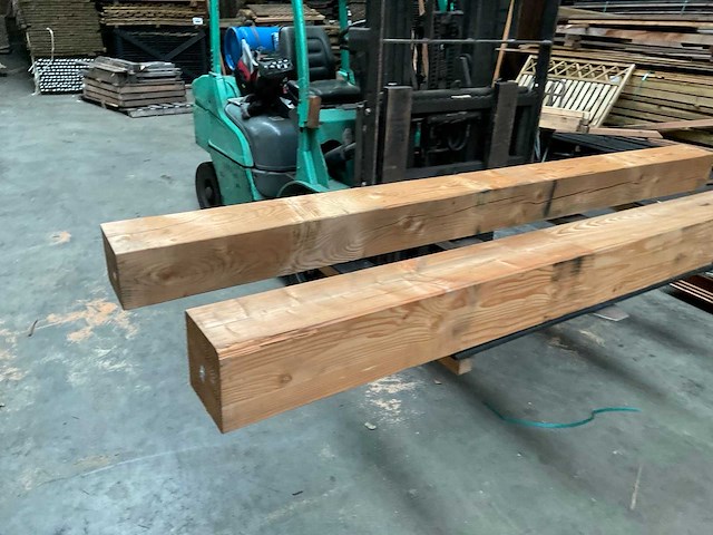 Douglas geschaafde tuinpaal 300x20x20 cm (2x) - afbeelding 3 van  9