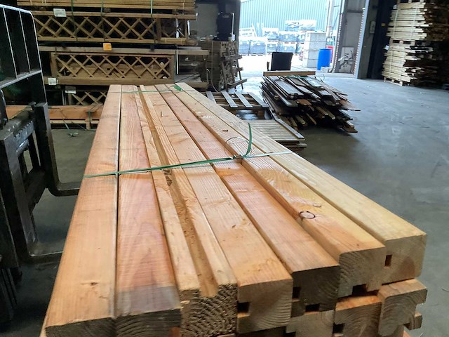 Douglas geschaafde tuinpaal 300x20x20 cm (36x). - afbeelding 10 van  10