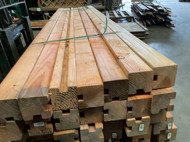 Douglas geschaafde tuinpaal 300x20x20 cm (36x). - afbeelding 2 van  10