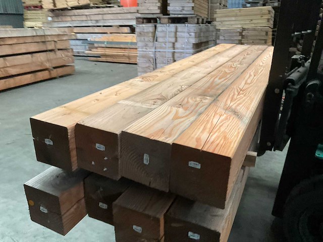 Douglas geschaafde tuinpaal 300x20x20 cm (4x) - afbeelding 3 van  10