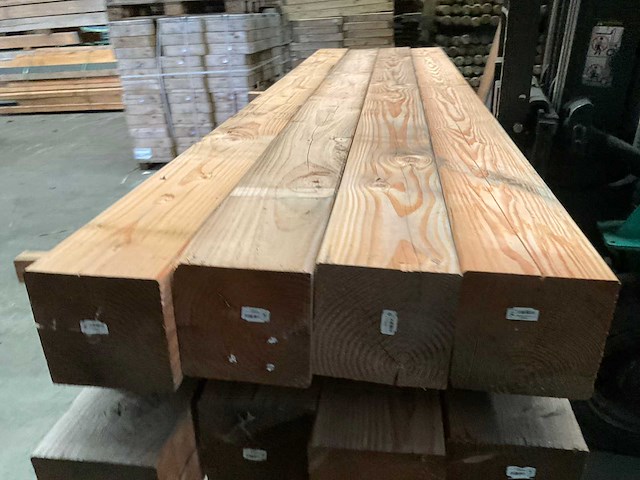 Douglas geschaafde tuinpaal 300x20x20 cm (4x) - afbeelding 4 van  10