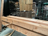 Douglas geschaafde tuinpaal 400x20x20 cm (3x) - afbeelding 2 van  4