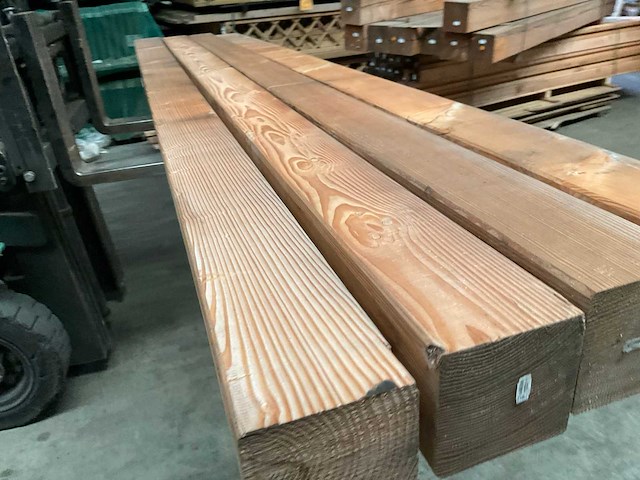 Douglas geschaafde tuinpaal 400x20x20 cm (4x) - afbeelding 3 van  10