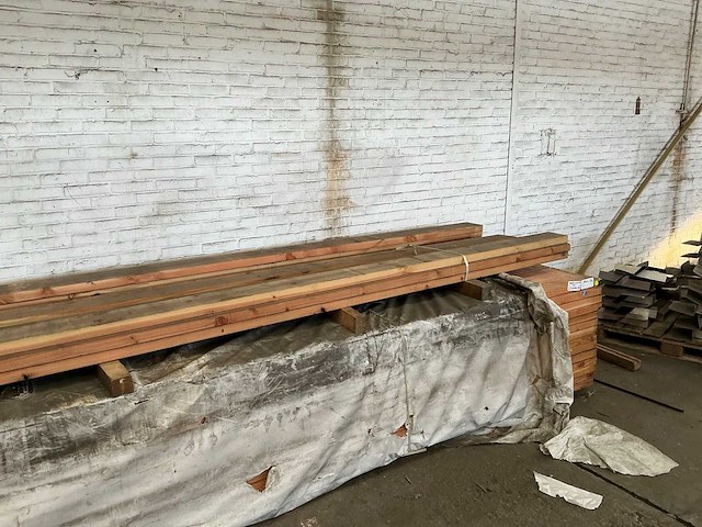 Douglas geschuurd houten plank 440x1450 mm (11x) - afbeelding 4 van  8