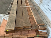 Douglas geschuurd houten plank 440x1450 mm (11x) - afbeelding 6 van  8