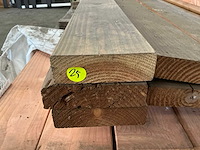 Douglas geschuurd houten plank 440x1450 mm (11x) - afbeelding 7 van  8