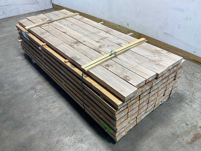 Douglas gording fijnbezaagd 250x15x5 cm (50x) - afbeelding 1 van  7