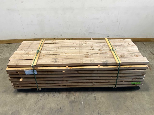 Douglas gording fijnbezaagd 250x15x5 cm (50x) - afbeelding 2 van  7