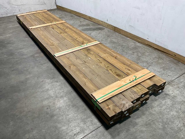 Douglas gording fijnbezaagd 500x17,5x7,5 cm (12x) - afbeelding 1 van  7