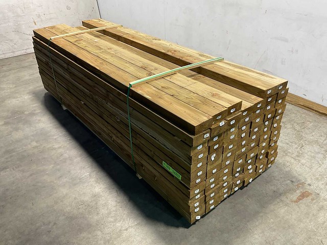 Douglas gording geschaafd 300x14x6,5 cm (40x) - afbeelding 1 van  7